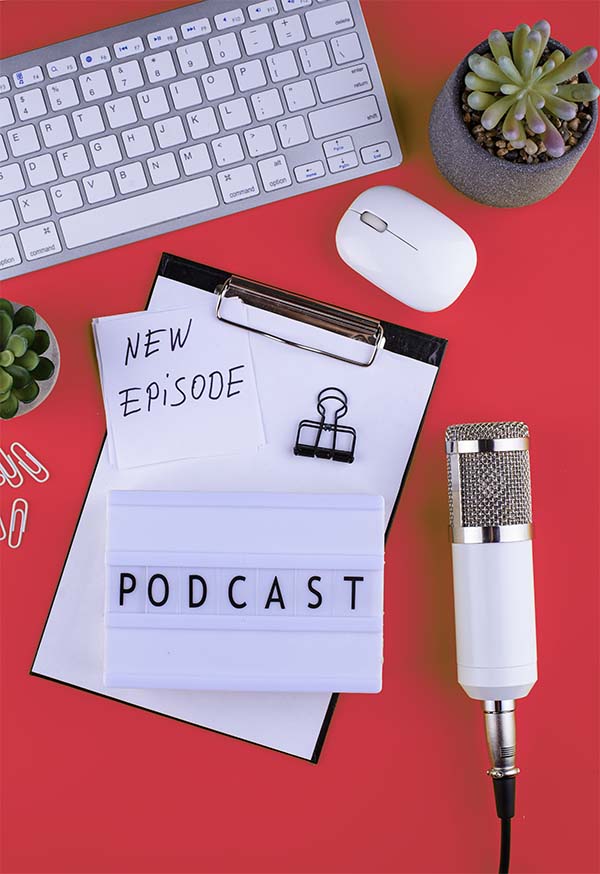 studio di registrazione podcast