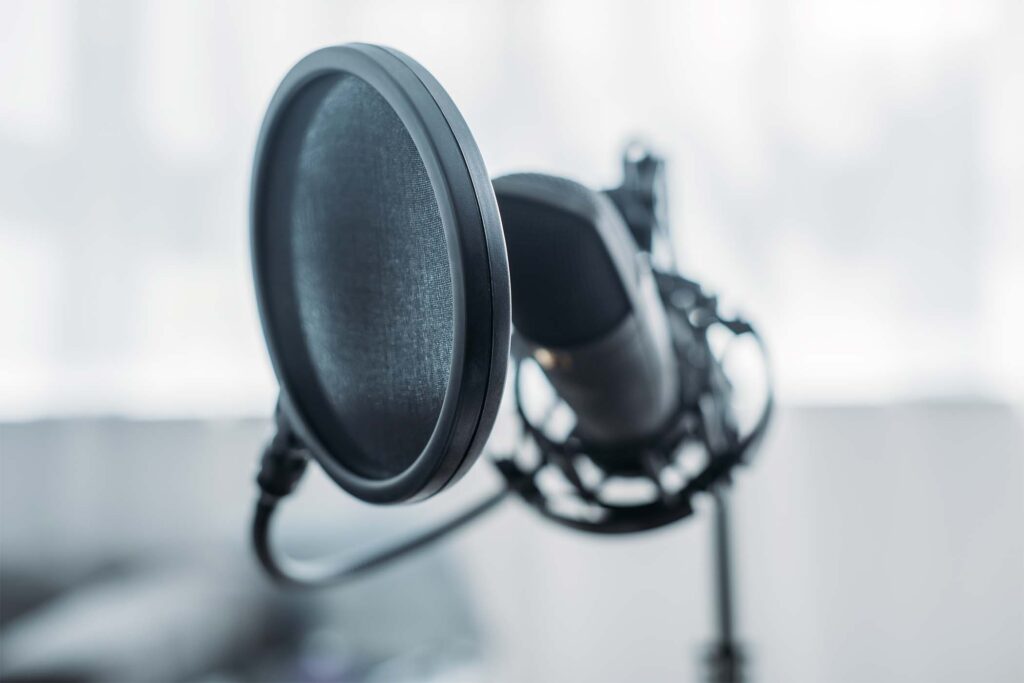studio di registrazione podcast